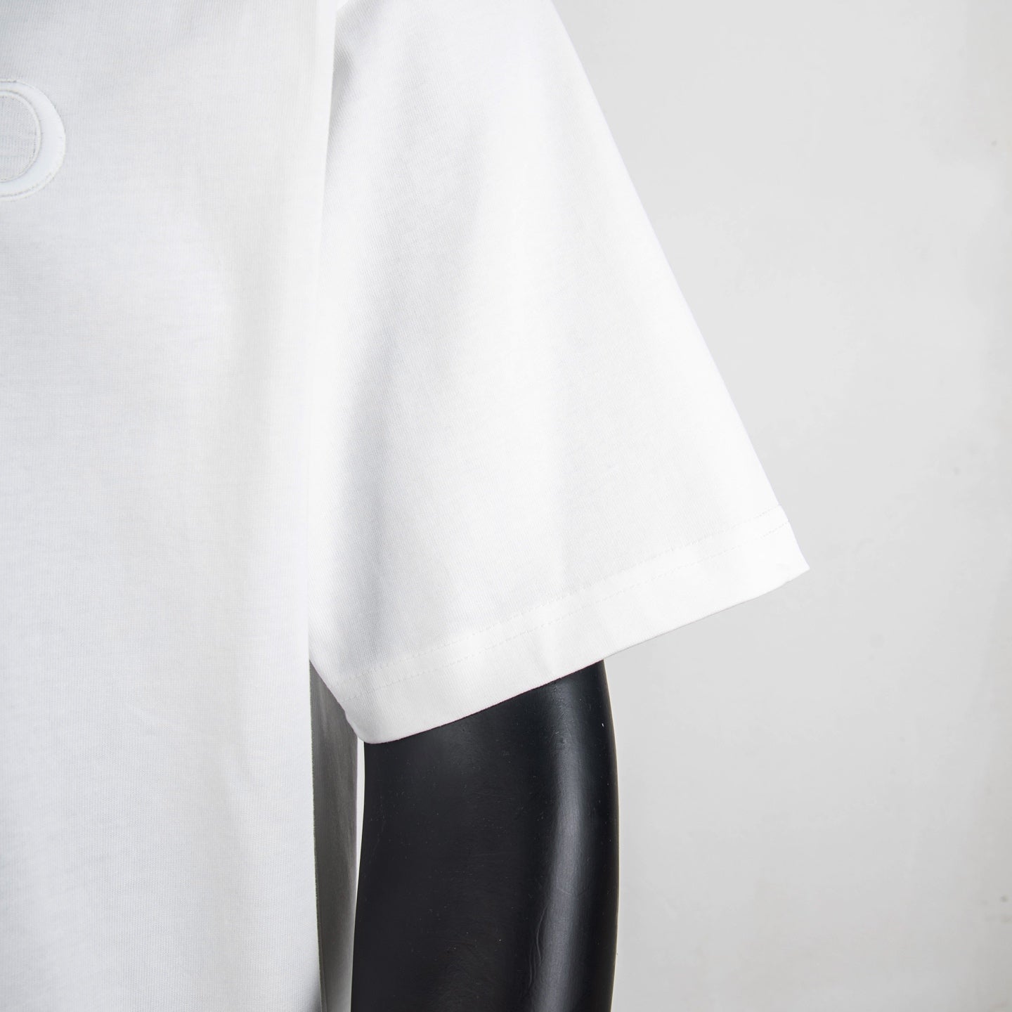 White Dior T-shirt, short sleeve and hem