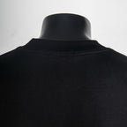Black Dior crew-neck T-shirt collar detail