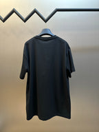 Dior crewneck T-shirt back view in dark navy, short sleeves