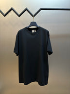 Dior crewneck T-shirt in dark navy, short sleeves, straight hem