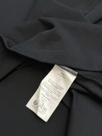 Dior crewneck T-shirt in dark navy with hanging care label