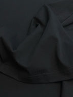 Black Dior T-shirt hem with visible stitching