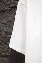White short-sleeve T-shirt side view