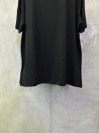 Louis Vuitton black short-sleeve T-shirt, plain back view