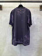 Louis Vuitton dark purple graphic crewneck T-shirt, back view