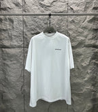 Balenciaga white short-sleeve T-shirt on hanger