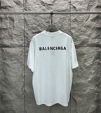 Balenciaga white oversized T-shirt with large front BALENCIAGA print
