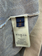 Hoodie care label, Made in Italy tag with washing icons and instructions