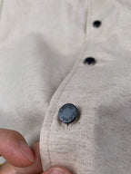 Prada long garment button detail
