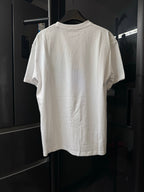 White Dior short-sleeve T-shirt, back view on hanger