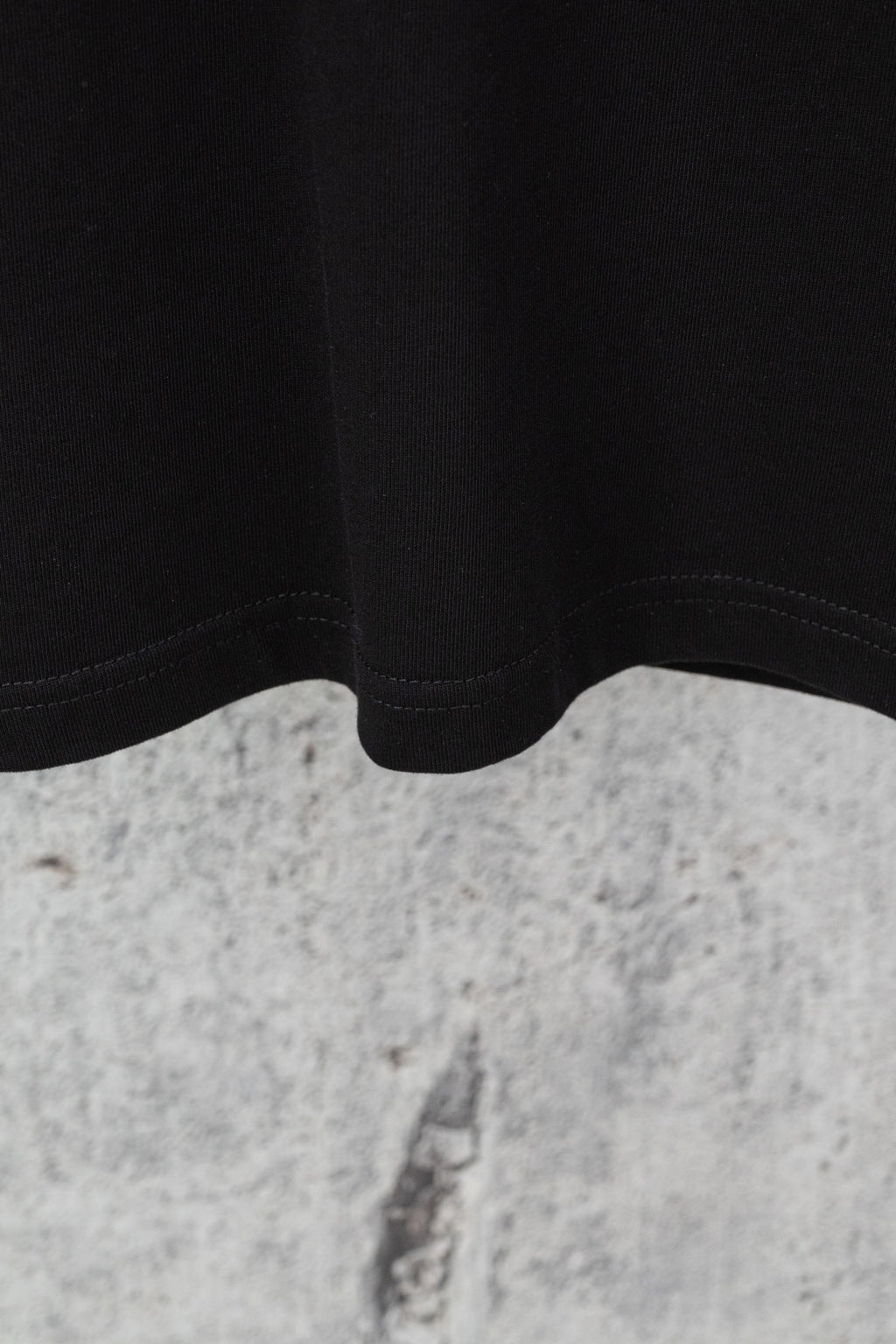 Black Chrome short hem with curved side seam