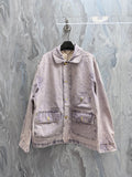 Louis Vuitton denim jacket with button-front and two chest pockets