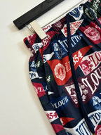 Louis Vuitton logo-print drawstring shorts, elastic waist with gathered fabric