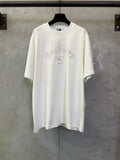 Off-white Burberry short-sleeve T-shirt with chest logo graphic