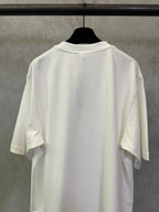 Off-white Burberry short-sleeve T-shirt, back view with sleeves