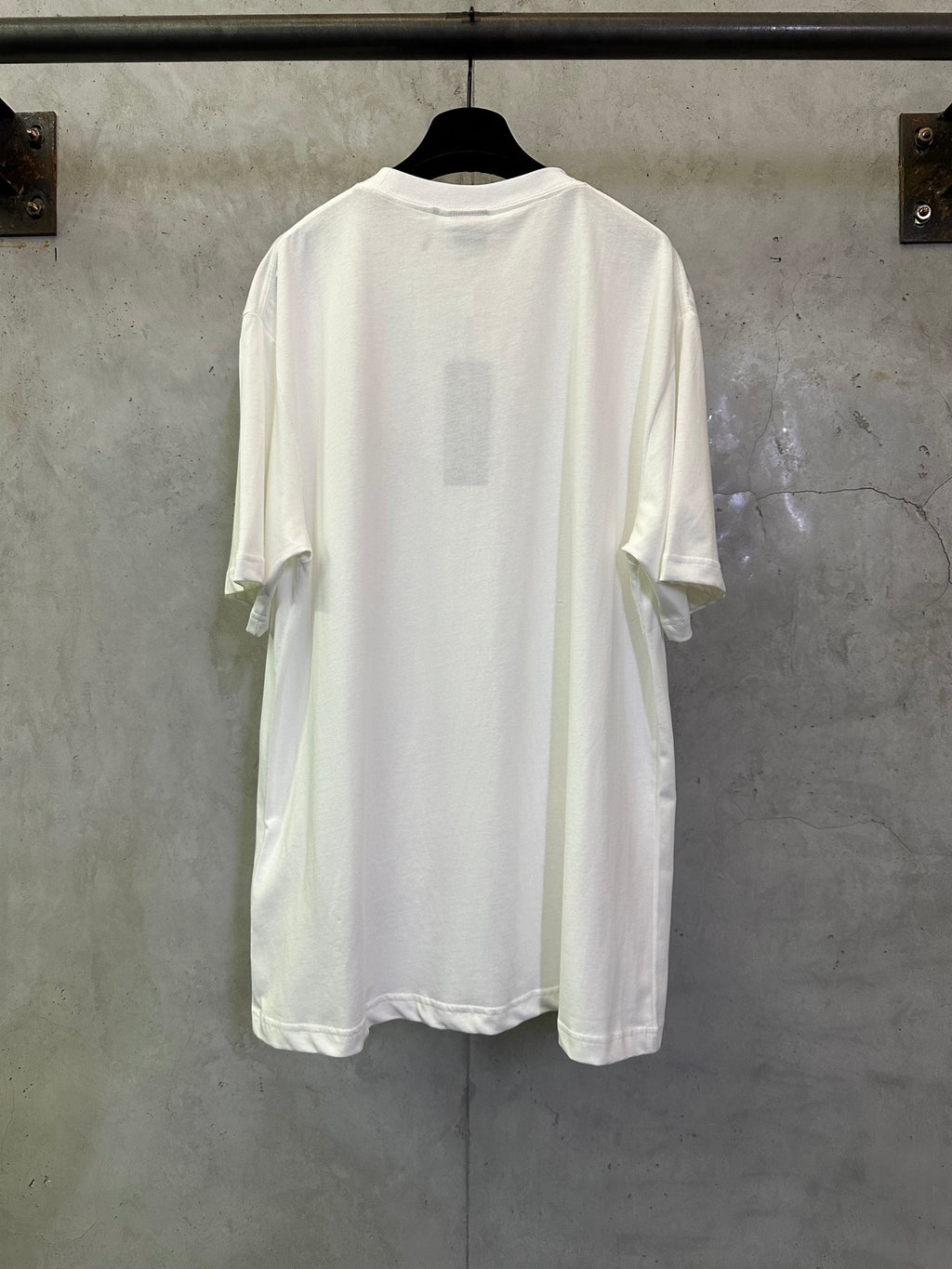Dior short-sleeve T-shirt in white, back view with relaxed fit
