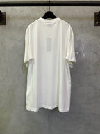 Dior short-sleeve T-shirt in white, back view with relaxed fit