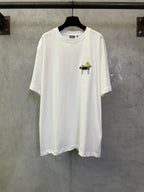 Dior short-sleeve T-shirt in white with small front graphic print
