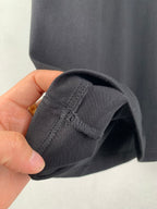 Burberry short-sleeve T-shirt sleeve cuff with stitched edge close-up