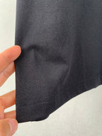 Burberry short-sleeve T-shirt hem with fabric texture close-up