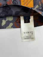 Louis Vuitton pants size S fabric tag on multicolor camo waistband