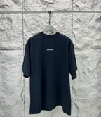Balenciaga short-sleeve T-shirt, dark navy, crew neck