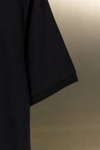 Burberry black polo shirt short sleeve