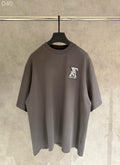 Louis Vuitton T-shirt, dark gray, crew neck, short sleeves, small chest logo patch