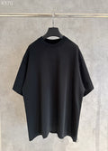 Balenciaga black short-sleeve T-shirt on hanger, crew neck