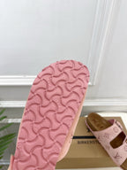 Louis Vuitton sandals outsole, pale pink textured rubber tread with molded pattern