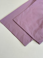 Louis Vuitton lilac shirt panels and straight hem edge, folded for display