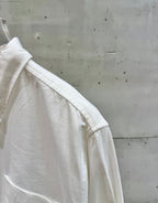 White shirt shoulder and upper sleeve with seam detail