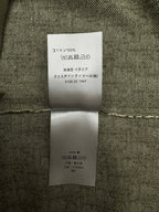 Polo care label with cotton blend and washing symbols