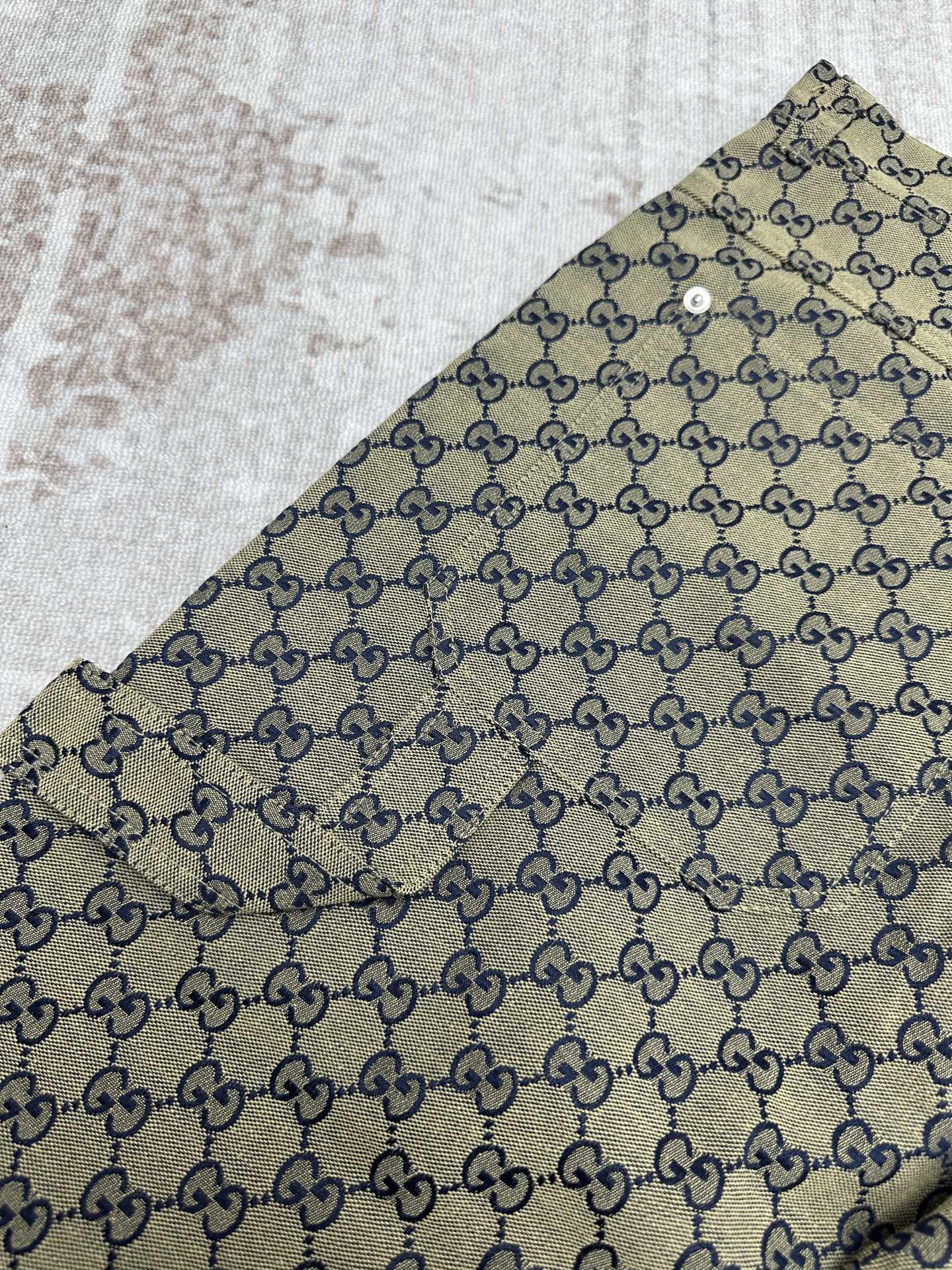 Gucci shorts fabric panel with allover GG monogram pattern