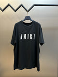 Black Amiri T-shirt with AMIRI logo at center chest