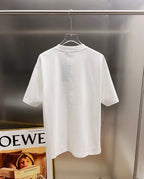 Gucci white short-sleeve T-shirt with crew neck; smooth back view
