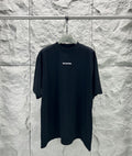 Balenciaga dark T-shirt with small chest logo
