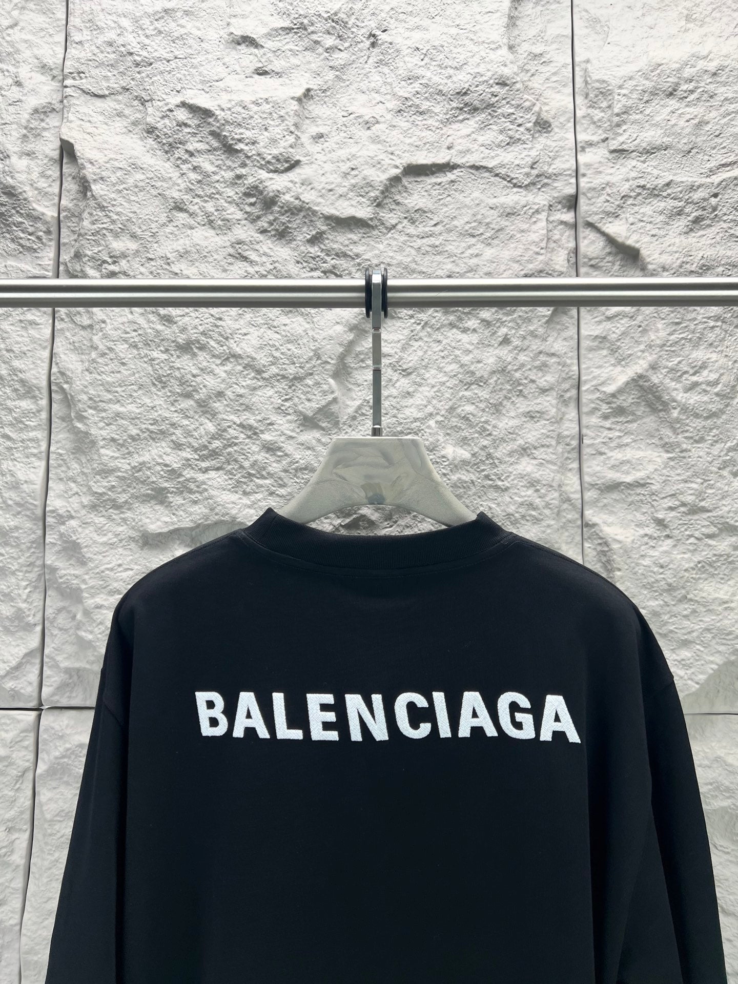 Balenciaga dark T-shirt with large back BALENCIAGA print