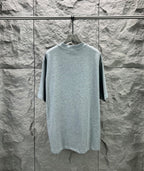 Light blue short-sleeve T-shirt, back view