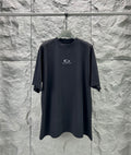 Balenciaga dark navy T-shirt, short sleeves, small chest logo