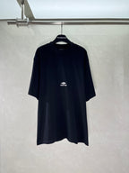 Black Balenciaga T-shirt with small chest logo