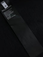 Balenciaga dark T-shirt inner size and care label on garment