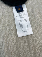 Louis Vuitton T-shirt size and fabric label on inside neck seam