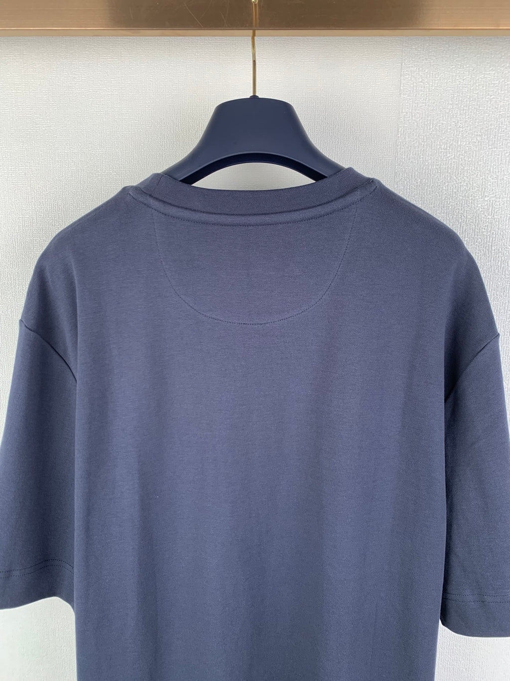 Fendi dark blue crewneck T-shirt, close back view