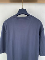 Fendi dark blue crewneck T-shirt, close back view