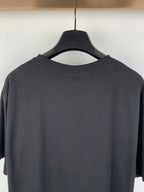 Louis Vuitton dark crewneck T-shirt, short sleeves
