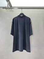 Balenciaga short-sleeve T-shirt with dark logo graphic on back