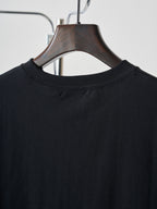 Dior short-sleeve T-shirt collar view, black plain back