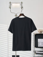 Dior short-sleeve T-shirt, black, plain back view