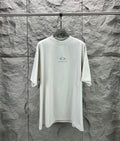 Balenciaga short-sleeve T-shirt in white with small chest heart logo